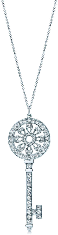 We Offer This Authentic Quality Key Petals Necklace - Tiffany Key (800x800), Png Download