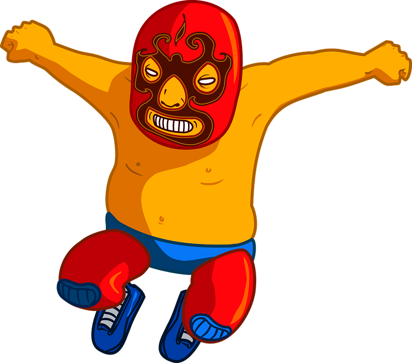 Luchador Clipart (800x705), Png Download
