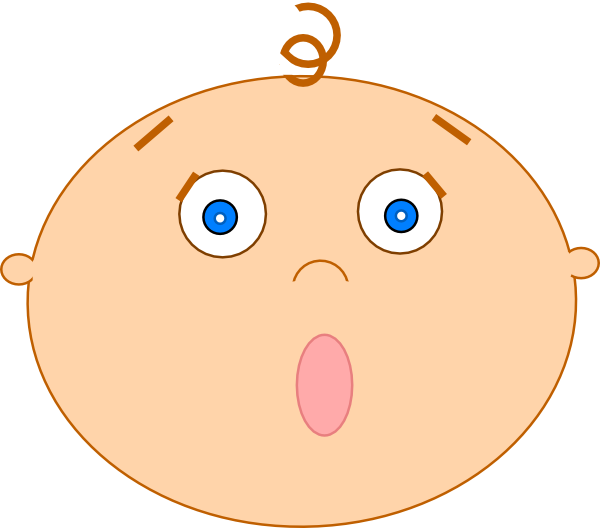 Original Png Clip Art File Scared Baby Svg Images Downloading (600x528), Png Download