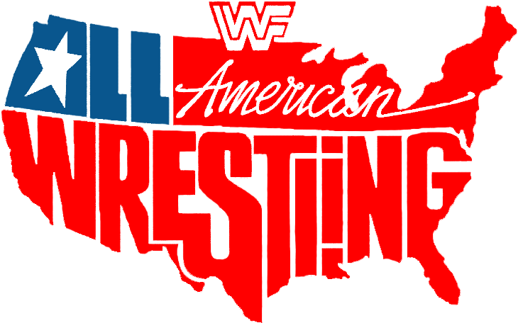 All American Wrestling - Old School Wrestling Logos (768x500), Png Download