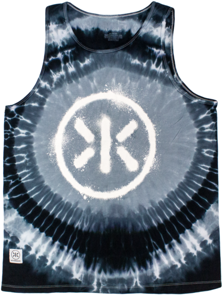 Blur Spraypaint Logo Tie Dye Tank - Active Tank (600x600), Png Download