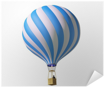 Hot Air Balloon Clip Art 3d (400x400), Png Download