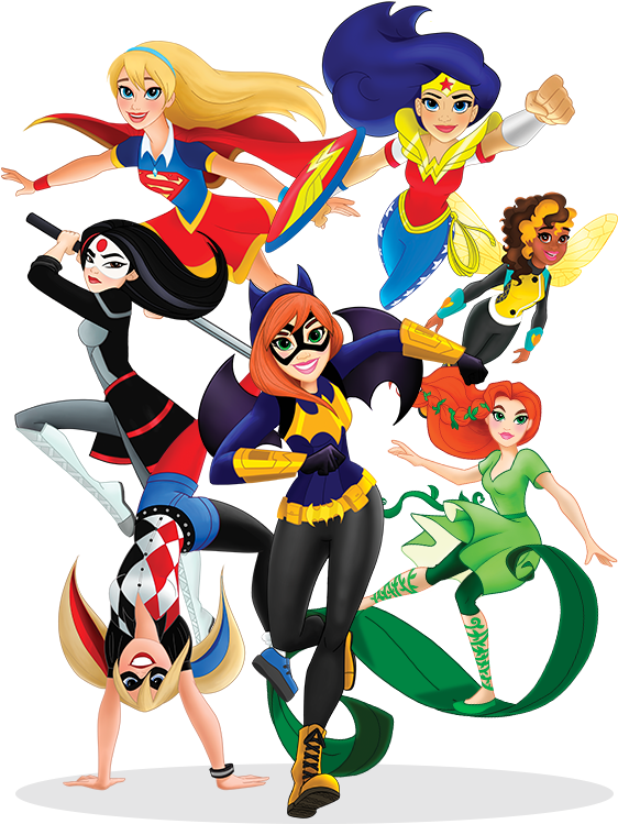 Welcome To The World Of Dc Super Hero Girls - Super Hero Girls (565x803), Png Download
