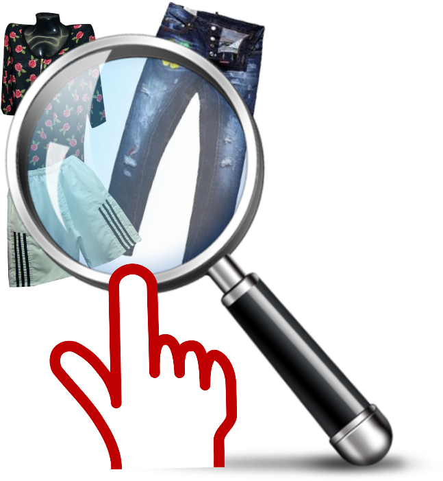 La-lupa - Transparent Background Magnifying Glass Png (718x751), Png Download