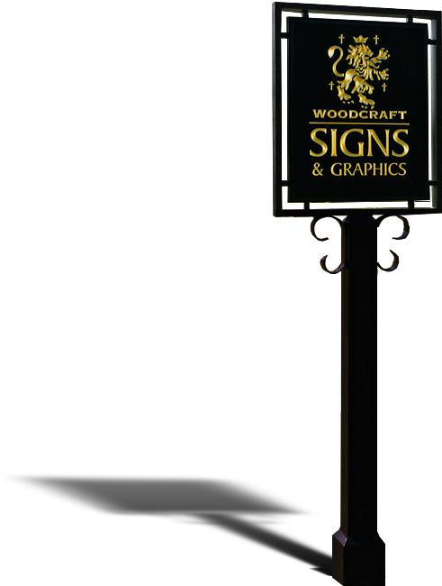 Woodcraft Sign Shoppe Of Richmond, Va - Wrought Iron Street Sign (495x660), Png Download