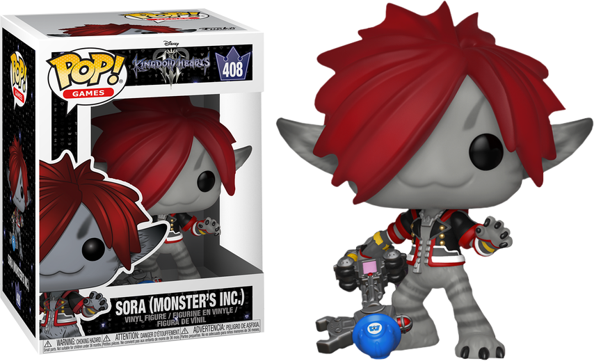 Kingdom Hearts 3 Sora Monsters Inc - Kingdom Hearts 3 Pop (854x519), Png Download