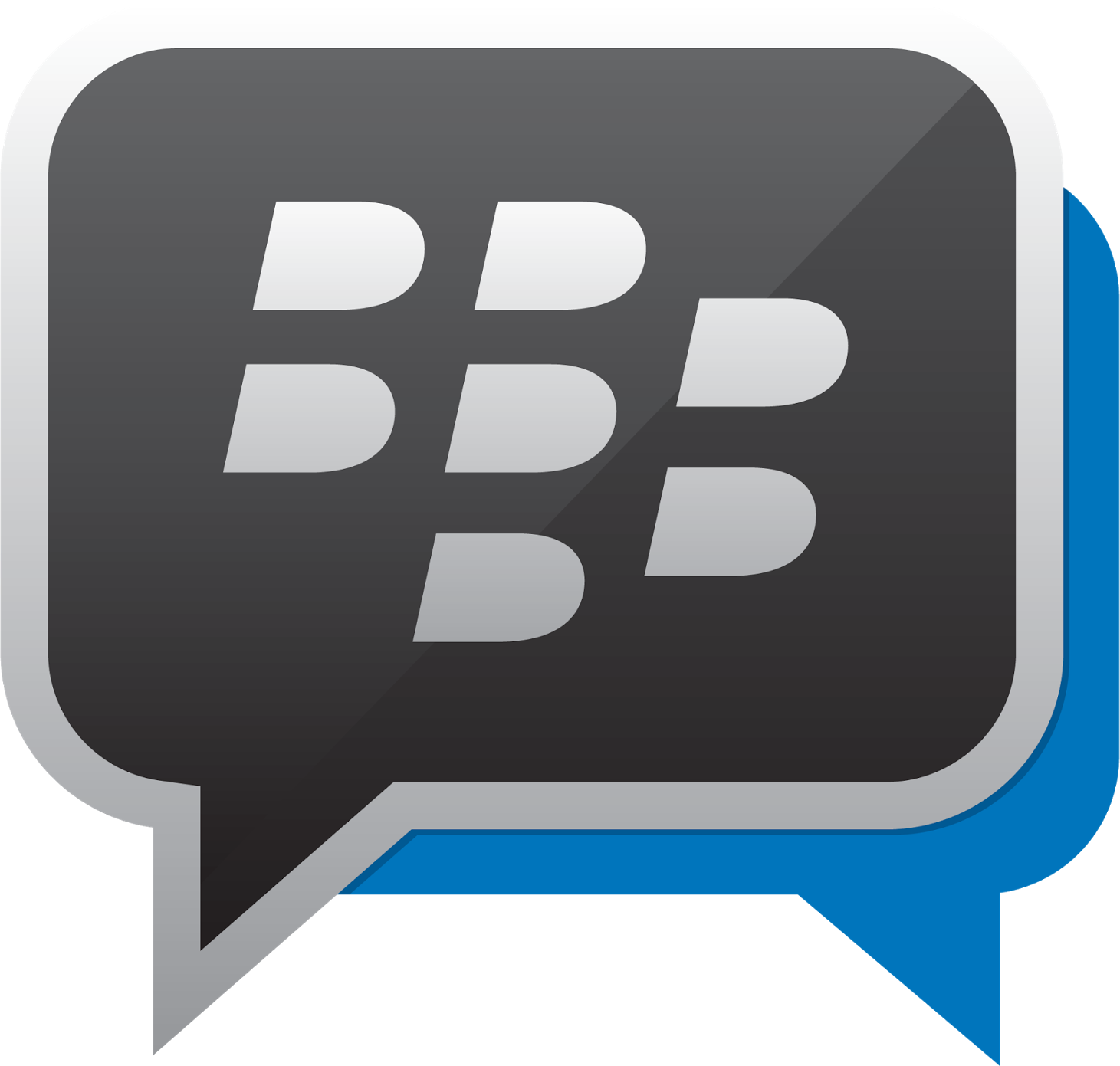 Blackberry Messenger Logo - Logo Blackberry Png (1461x1391), Png Download