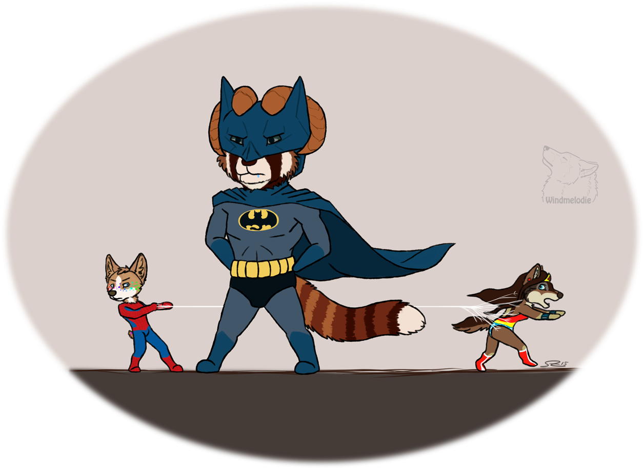 We Are Superheroes - Cartoon (1280x926), Png Download