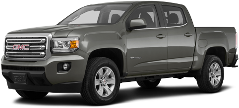 Sierra - 2018 Gmc Canyon Crew Cab White (550x309), Png Download