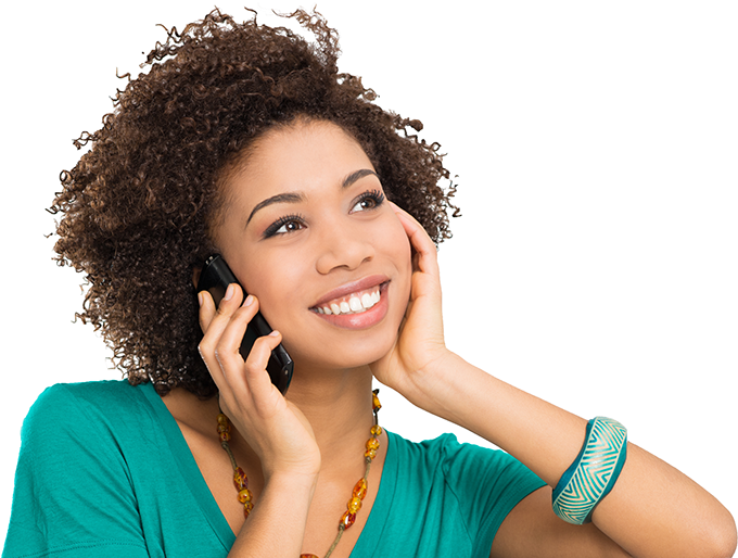 Calling Transparent Background - Happy People On Phone (893x522), Png Download