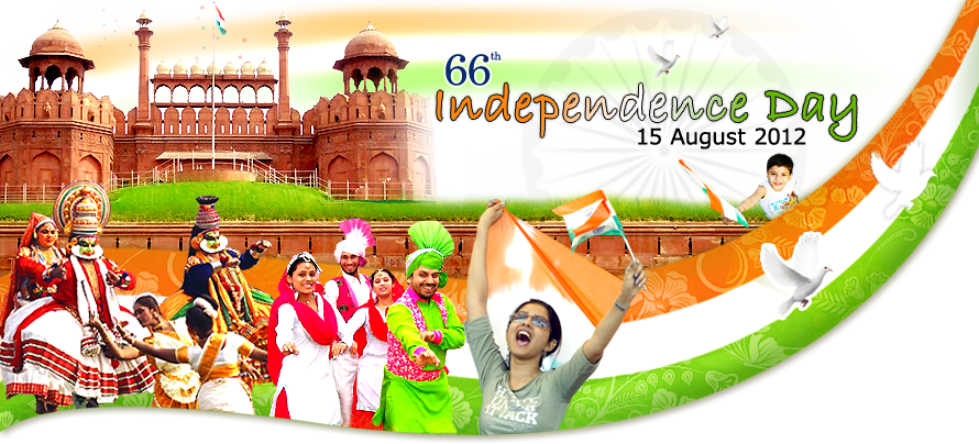 Independence Day - The Red Fort (890x404), Png Download
