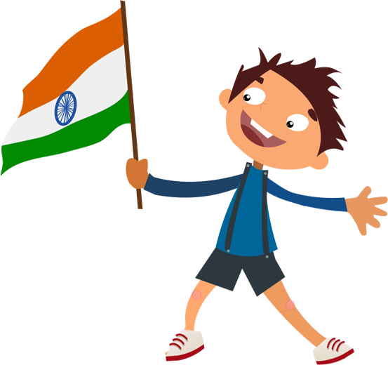 Independence Day Transparent - Indian Independence Day Png (553x520), Png Download