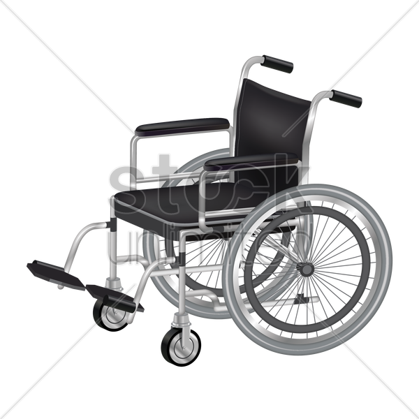 Picture Black And White Stock Graphic Realistic Pinterest - Wheelchair (600x600), Png Download