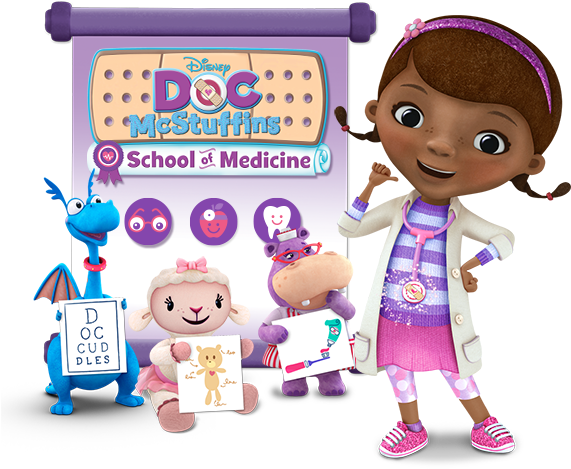 Doc Mcstuffins - Bac Si Thu Nhoi Bong (586x490), Png Download