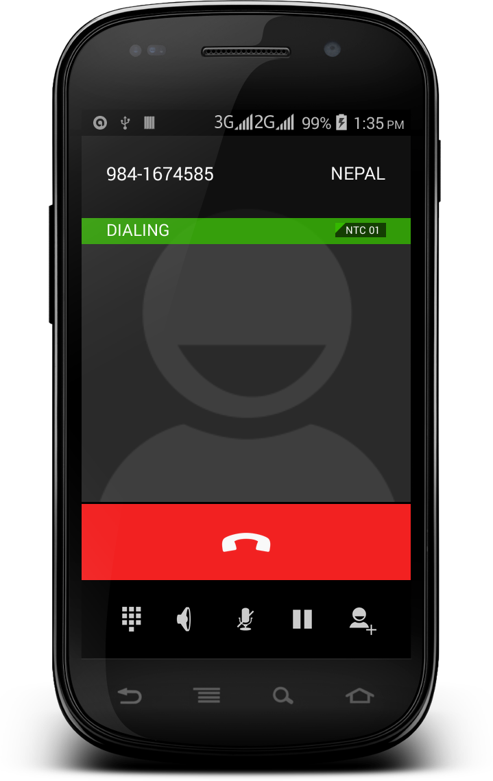 Phone Calling In Android By Entering Any Number - Smartphone (719x1139), Png Download
