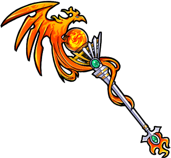 Gear Phoenix Bird Staff Render - Bird Staff (380x380), Png Download