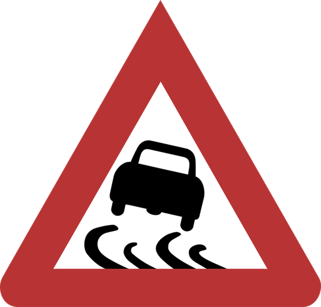 Warning Sign (639x611), Png Download