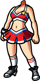 Gear-cheerleader Uniform Render - Illustration (380x380), Png Download