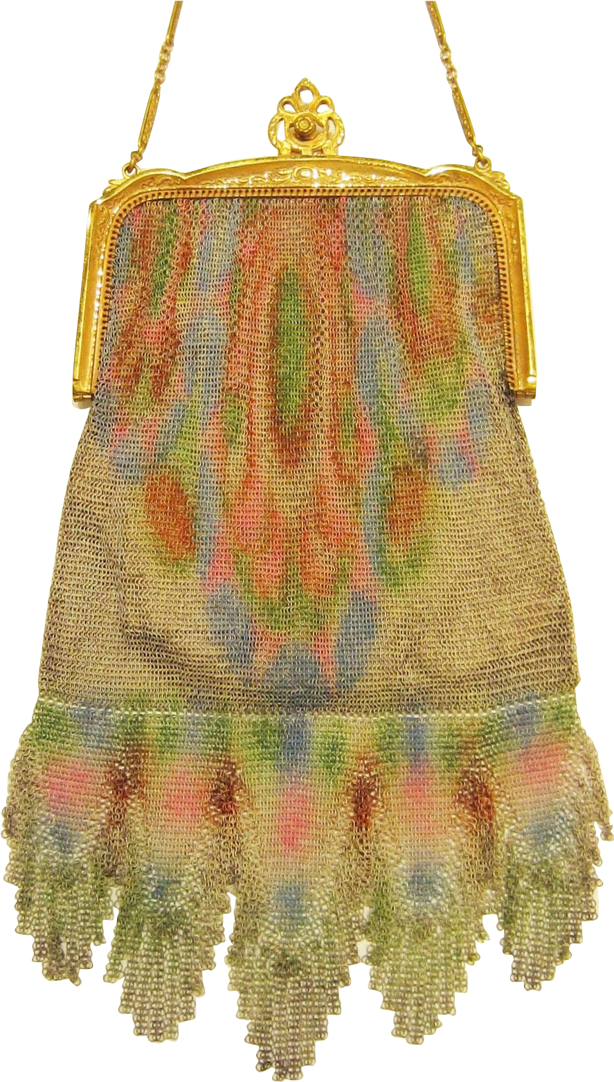 1920s Dresden Mesh Purse By Whiting & Davis, Flapper - Woolen (1561x1561), Png Download