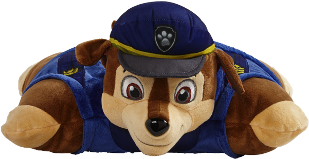 Nickelodeon Paw Patrol Jumboz Chase Pillow Pet - Pillow Pets (600x600), Png Download