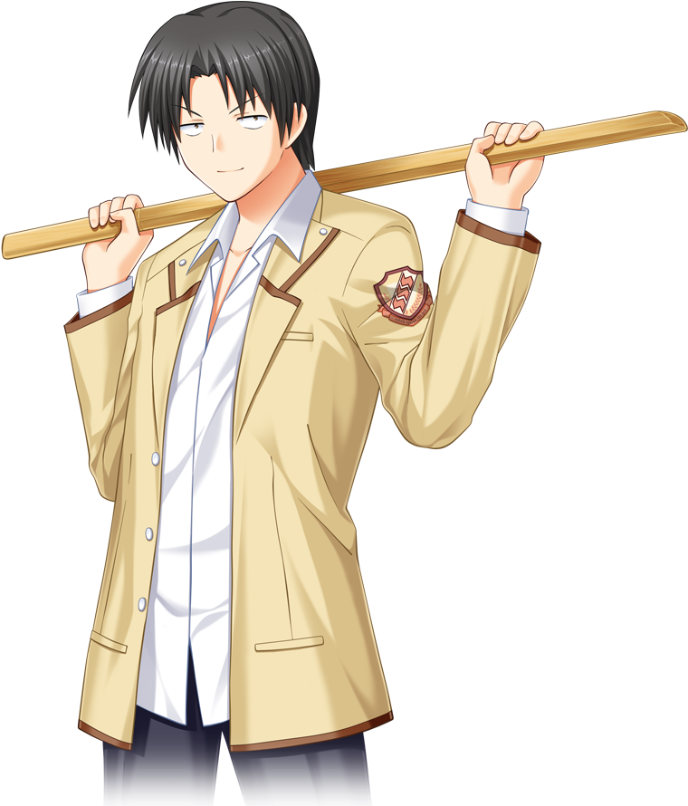 Ab Character Fujimaki Image - Angel Beats Characters Png (759x920), Png Download