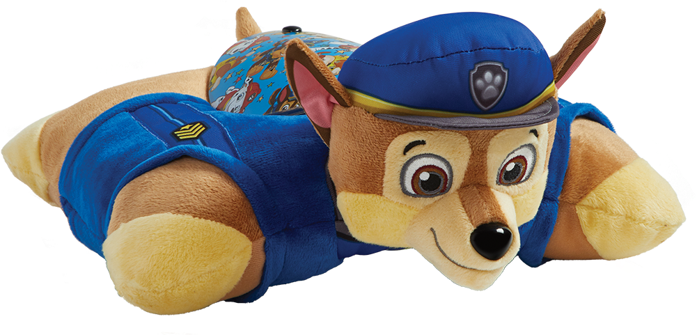 Paw Patrol Chase Sleeptime Lite - Pillow Pets Sleeptime Lite (1000x1000), Png Download