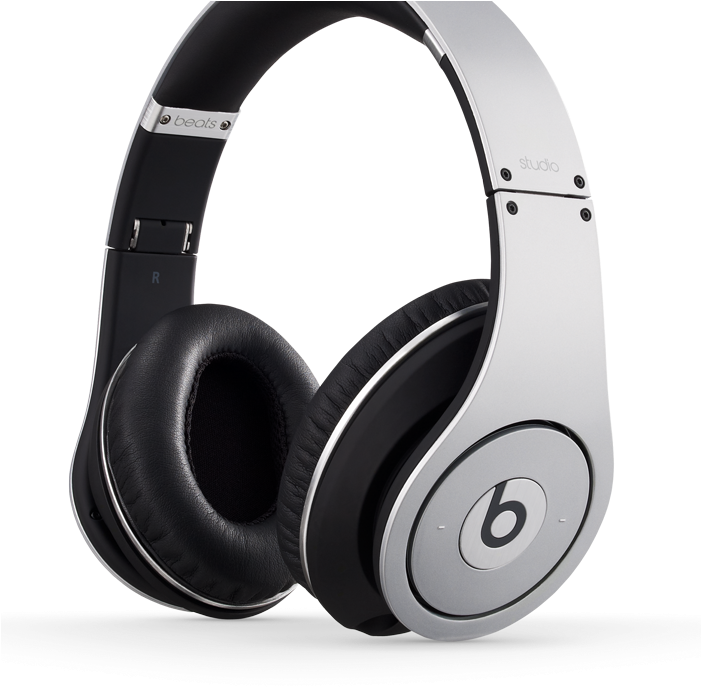 Download Excellent Bass Monster Beats Studio Headphones Beats Studio Silver Png Image With No Background Pngkey Com