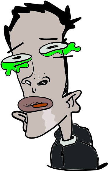 Zombie Clipart Transparent - Zombies Living Or Nonliving (424x600), Png Download