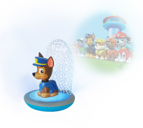 Placeholder Paw Patrol Chase Goglow® Magic Night Light - Paw Patrol Chase Goglow Magic Night Light (471x423), Png Download
