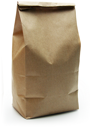 Multipurpose Square Bottom Bags* Are Very Handy - Brown Paper Bags Png (305x450), Png Download