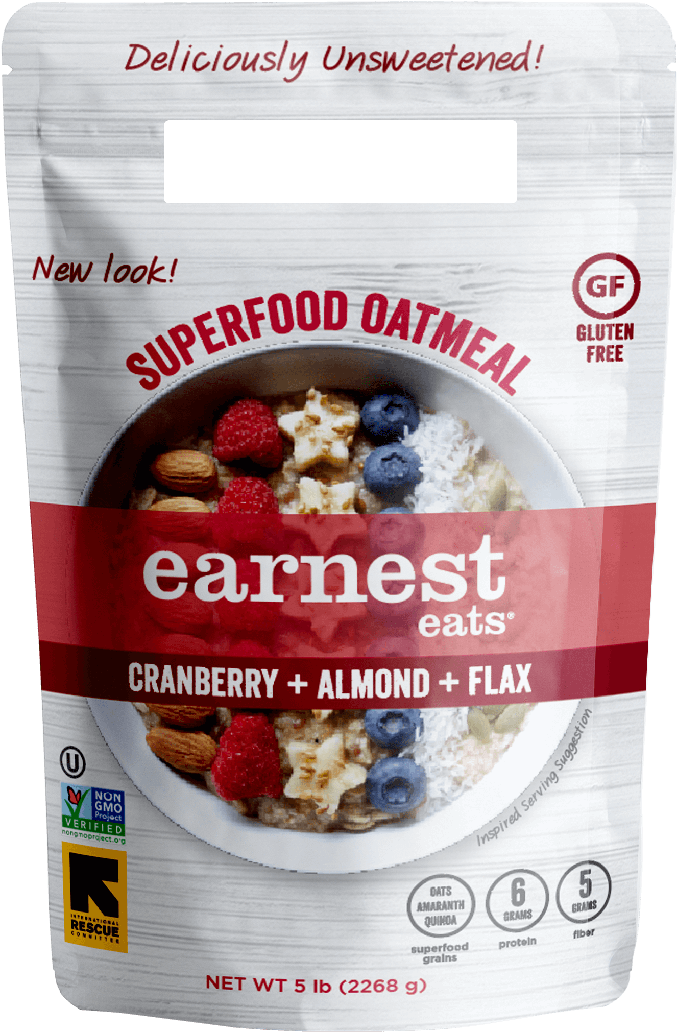 Earnest Eats - Hot And Fit Cereal American Blend - (1663x2383), Png Download