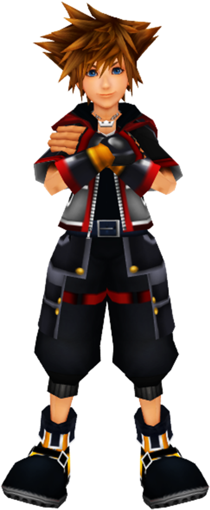 Kingdom Hearts Iii Png Background Image - Kingdom Hearts 3 Main Character (1024x1821), Png Download