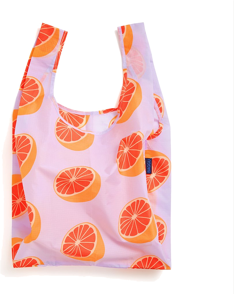 Baggu Grocery Bag - Baby Baggu Grapefruit (1020x1020), Png Download