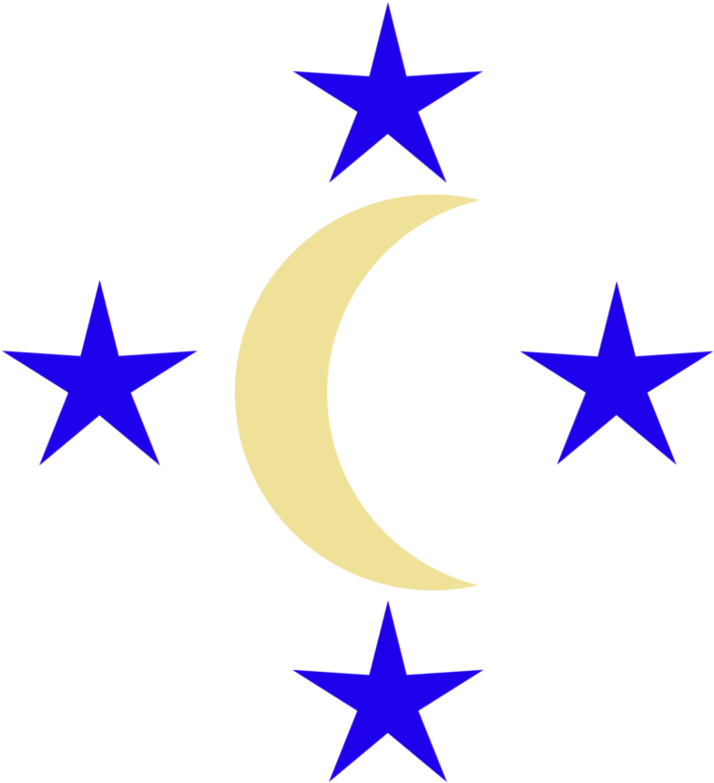 Moon And Star - Mlp Moon Cutie Marks (894x894), Png Download