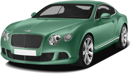 Bentley Continental 2008 Green (500x330), Png Download