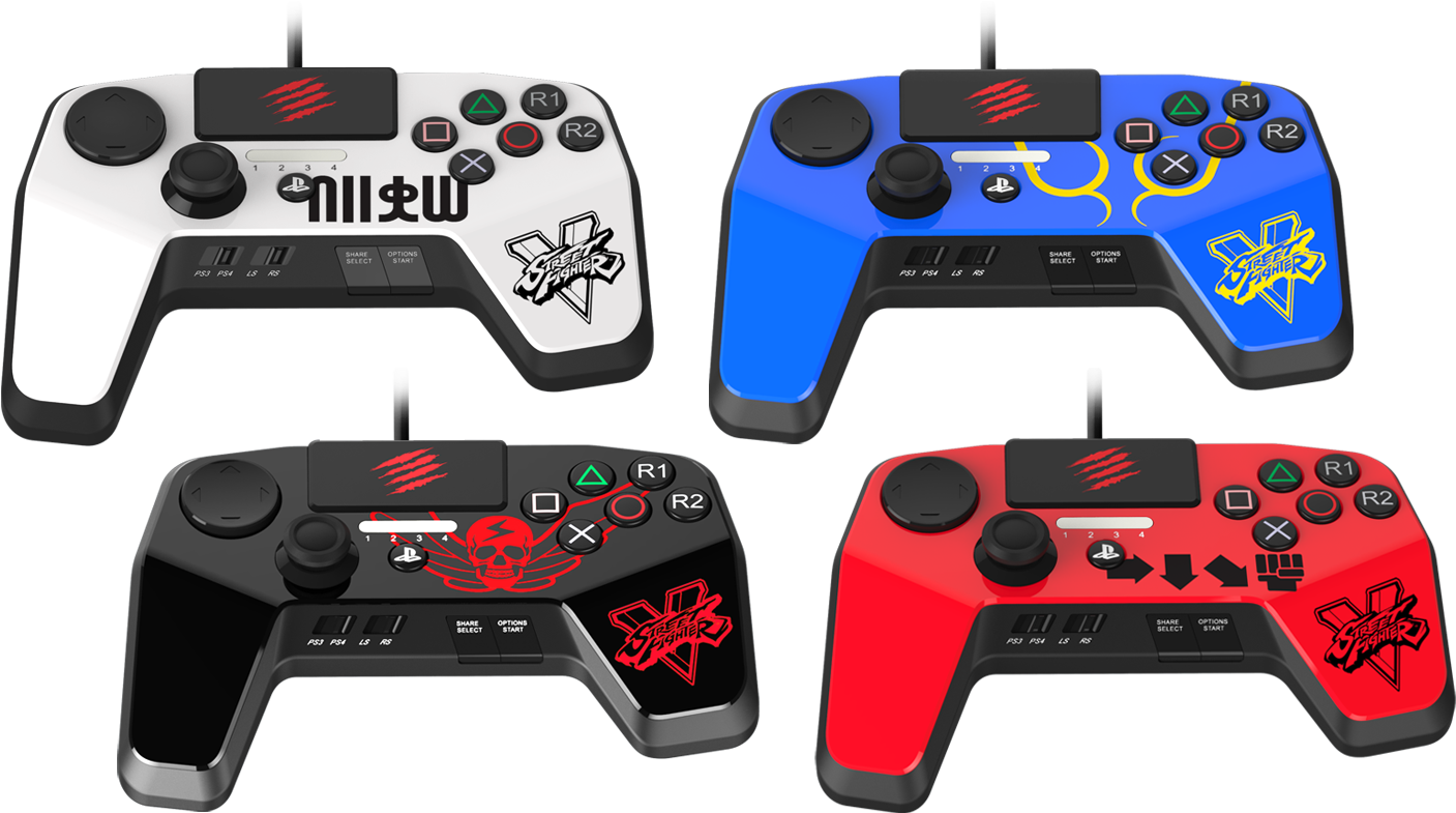 Street Fighter V Mad Catz Controllers - Game Controller (1500x1500), Png Download