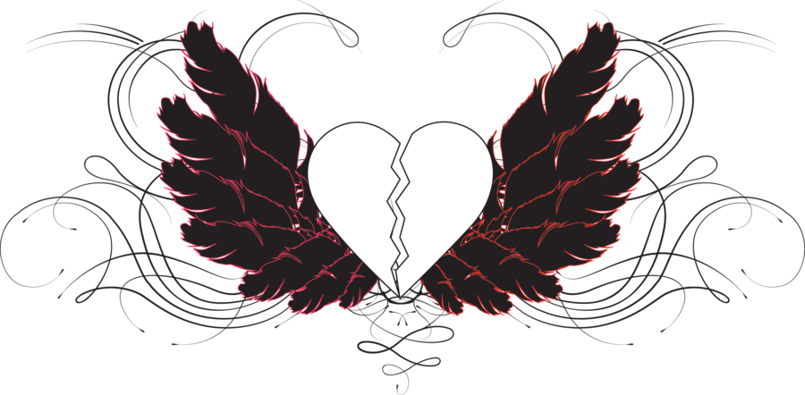 Download Drawn Broken Heart Transparent Emo Broken Heart Drawings Png Image With No Background Pngkey Com