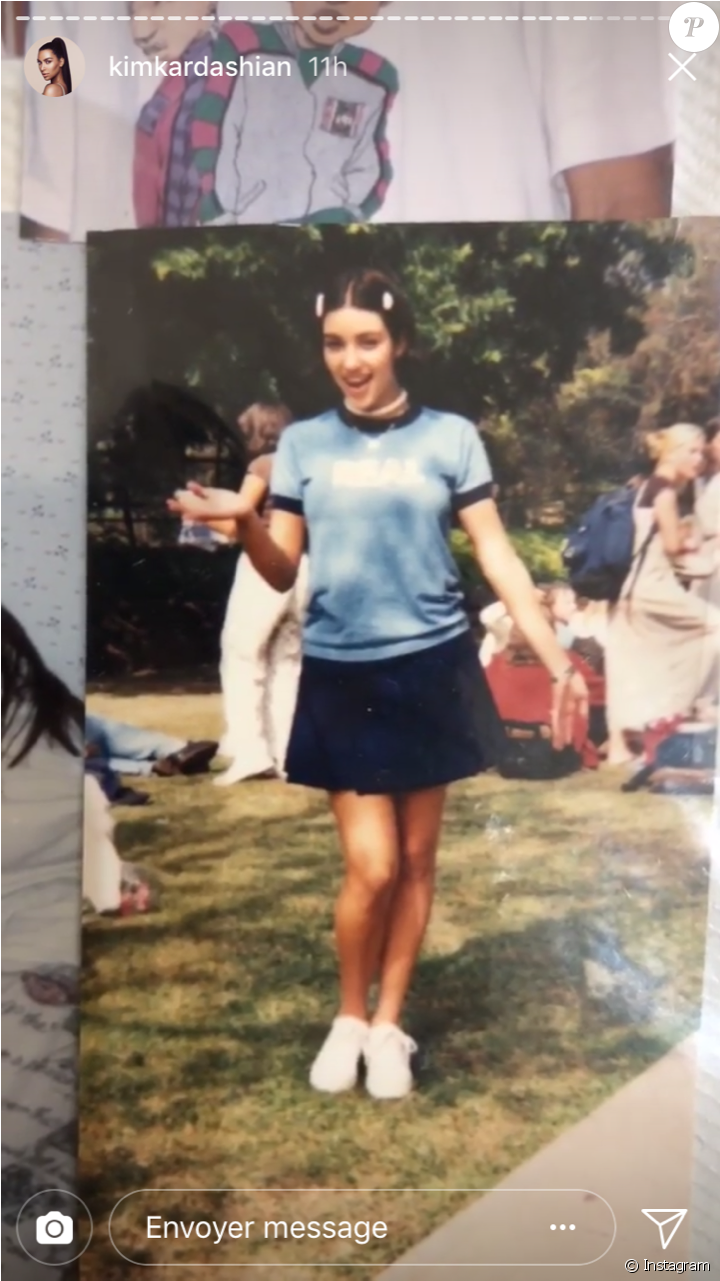 Kim Kardashian Se Replonge Dans Les Photos De Son Adolescence - Kim Kardashian Mar 29 2018 (950x1280), Png Download