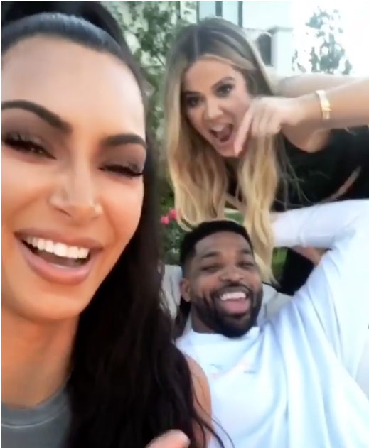 Kim Kardashian Is Hilarious And Reconciled With Tristan - Tristan Thompson And Kim Kardashian (1200x630), Png Download
