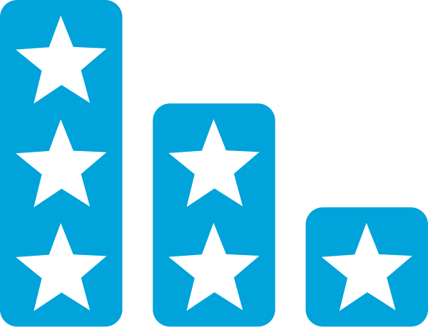 One, Two, Three Guiding Stars - Guiding Stars Loblaws (600x459), Png Download
