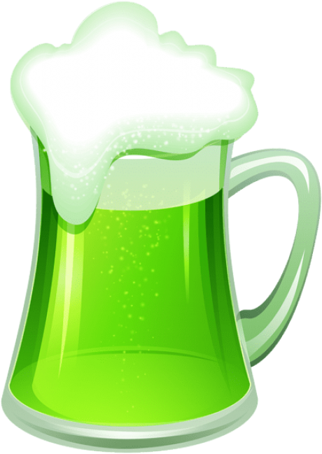 Beer Clipart St Patricks Day - St Patrick's Day Beer Png (437x600), Png Download