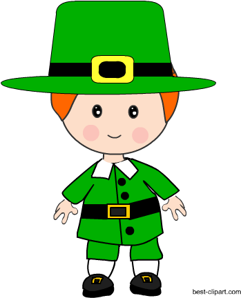 Boy Wearing Saint Patrick's Day Costume Free Clipart - Boy (450x450), Png Download