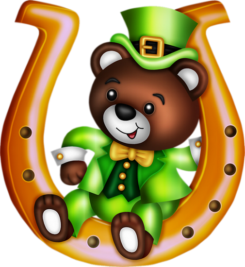 Ours Png ♧ Saint Patrick's Day Bear ♧ - Saint Patrick (505x550), Png Download