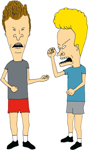 Beavis And Butthead Mtv - Beavis & Butt-head Vol.1 Dvd (500x500), Png Download