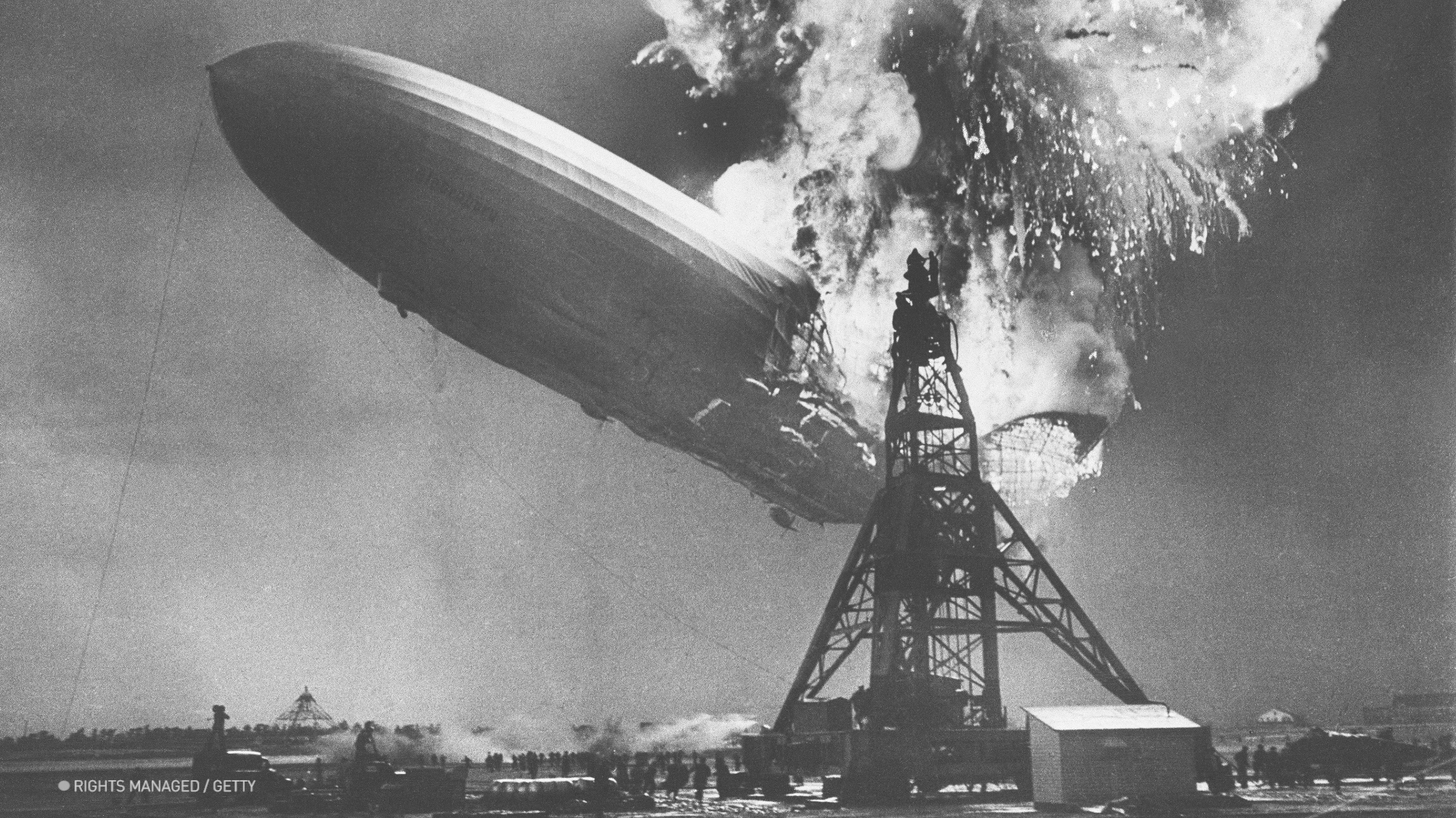 Hindenburg Zeppelin (1920x1080), Png Download