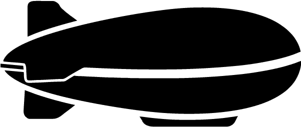 Blimp - Illustration (750x750), Png Download