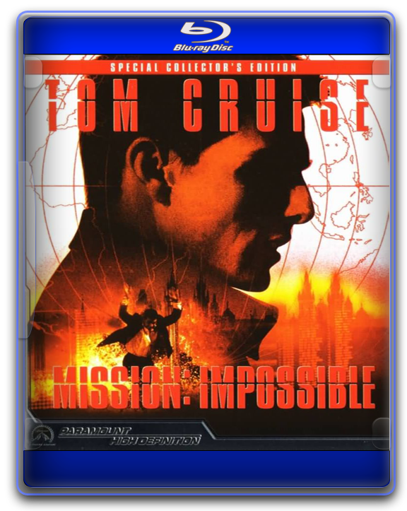 Tom Cruise - Mission Impossible Blu Ray (576x723), Png Download