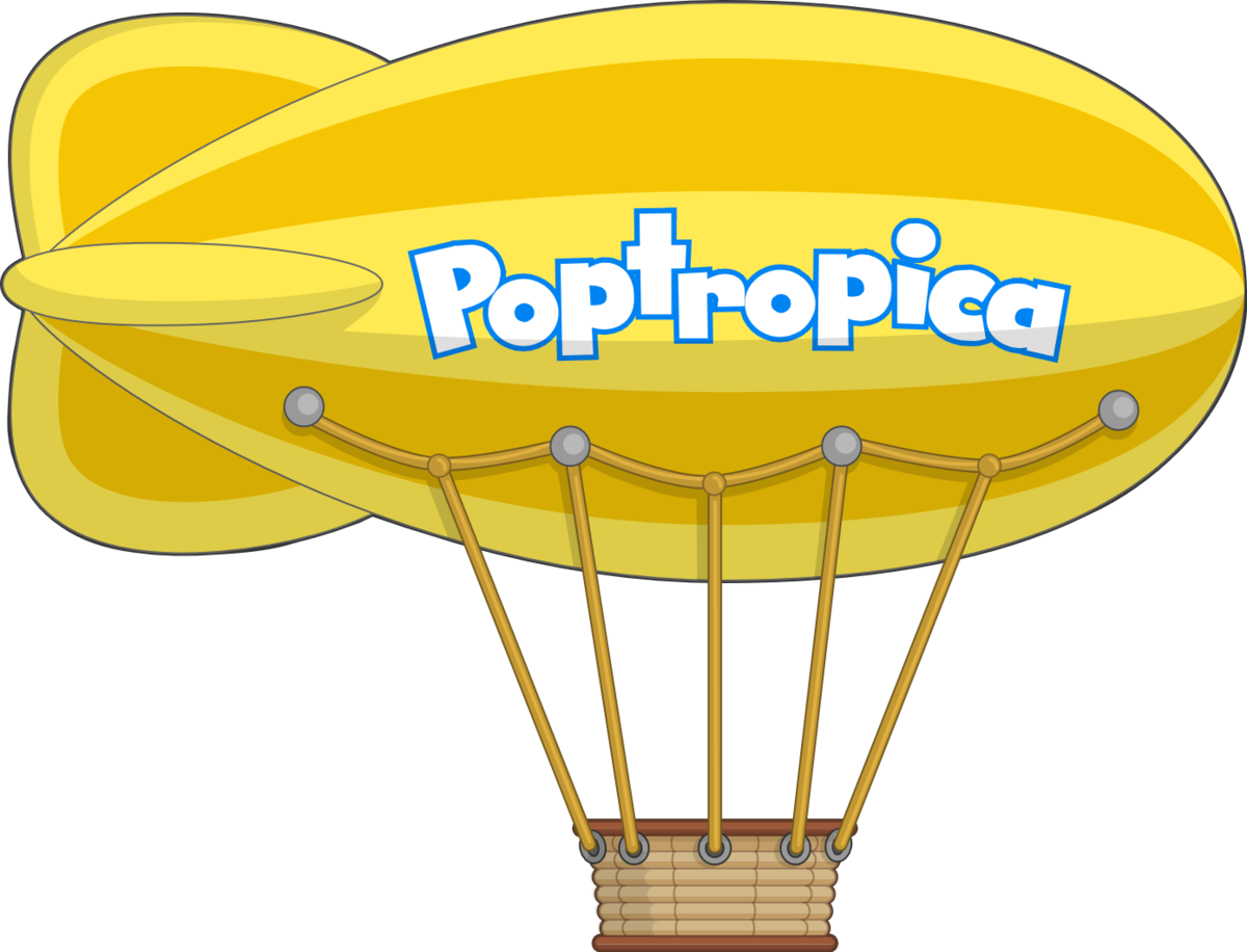 Poptropica Hot Air Balloon (1200x916), Png Download