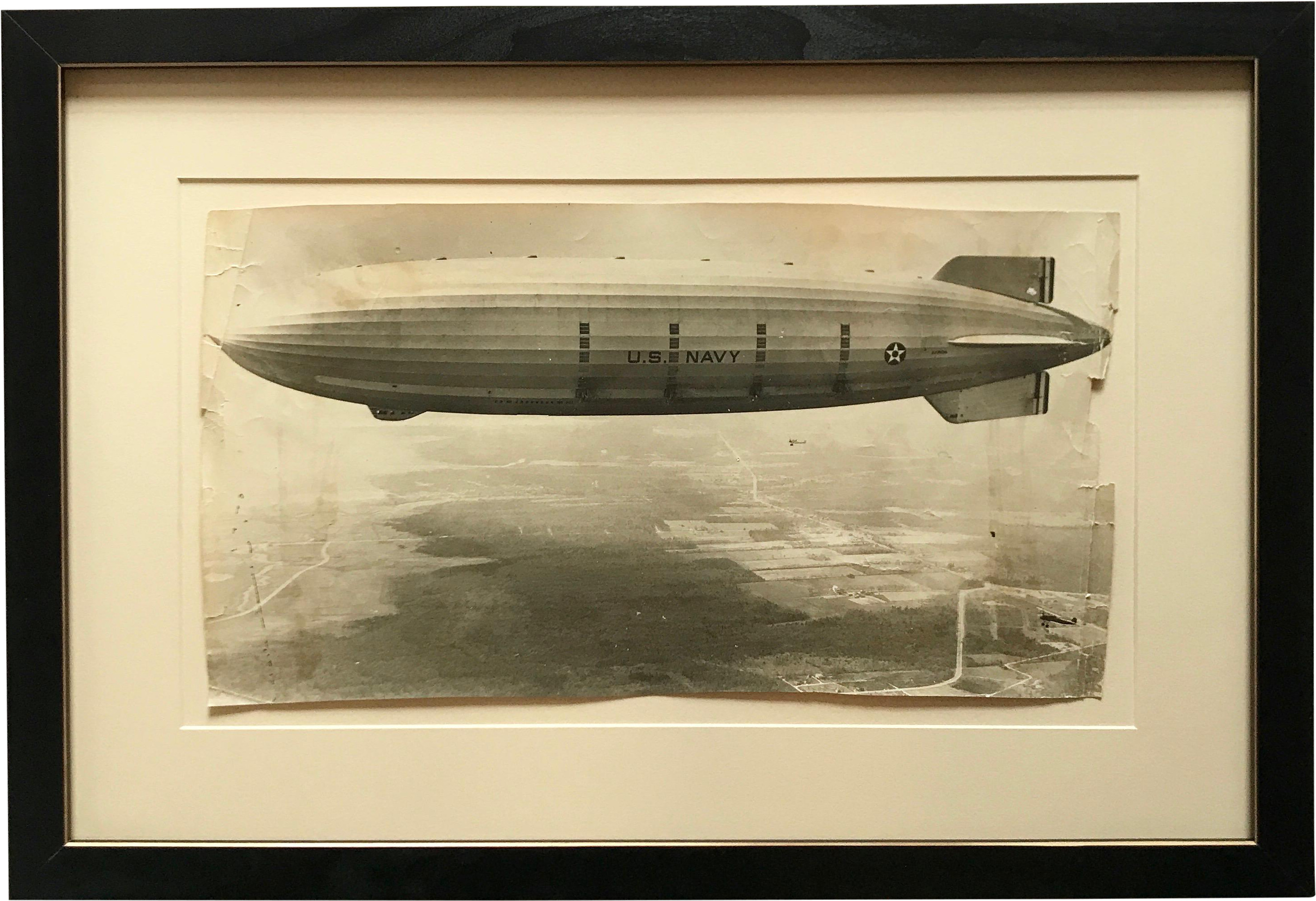 Svg Library Blimp Drawing Vintage - Airship (3254x2229), Png Download