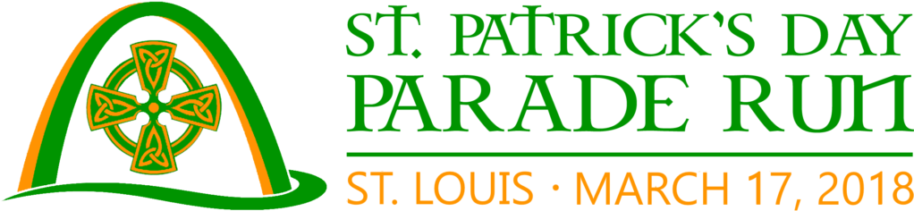 Patrick's Day Parade Run - St Patrick's Day Run St Louis Logo (1024x275), Png Download